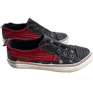 Blowfish Red and Blue Star Sneakers